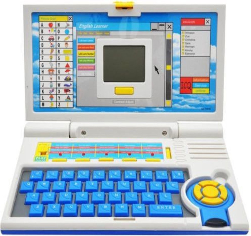 Foocat English Learner laptop for kids with 20 activities(Green)