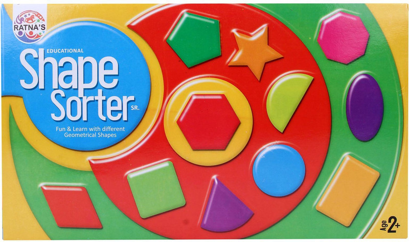 Ratnas shape sorter senior(Multicolor)