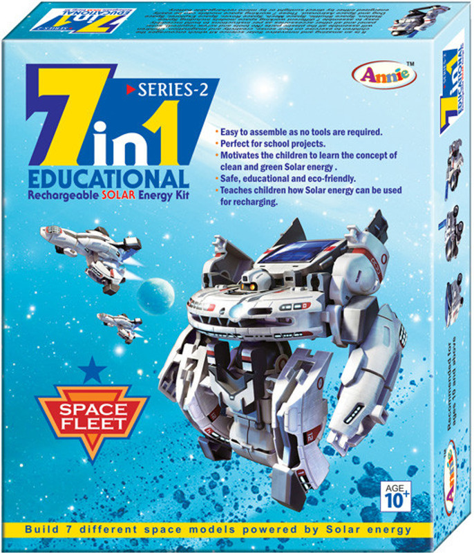Annie 7 in 1 Space Fleet Solar Educational Kit Series-2(Multicolor)