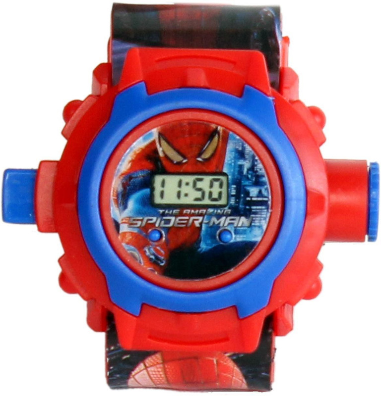Homeshopeez Spiderman Projector Watch(Multicolor)