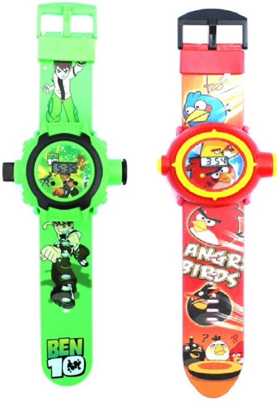 New Pinch combo of green & red Projector Watch-24 Images(Multicolor)