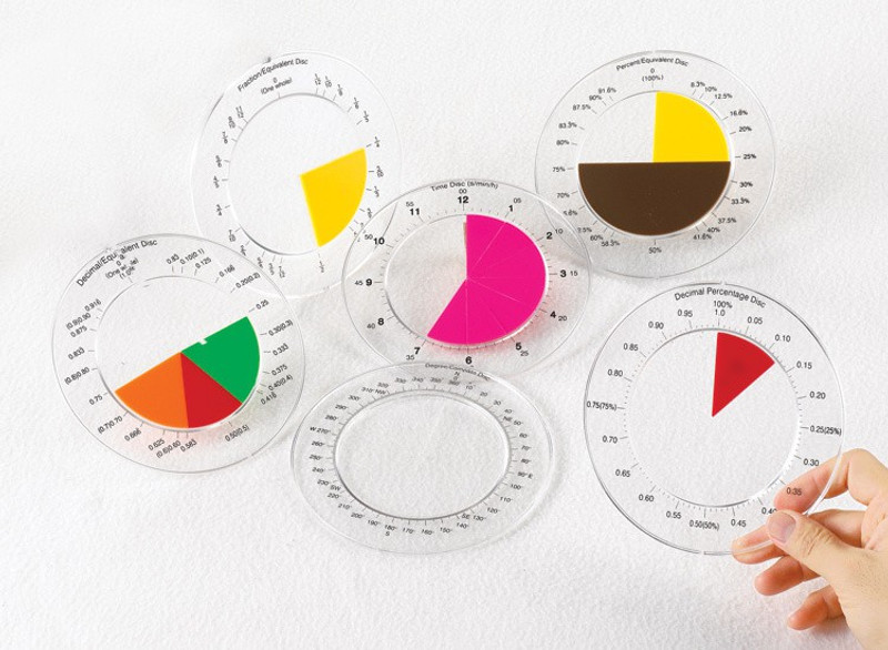 Math Buddy Labs Fraction Rings(White)