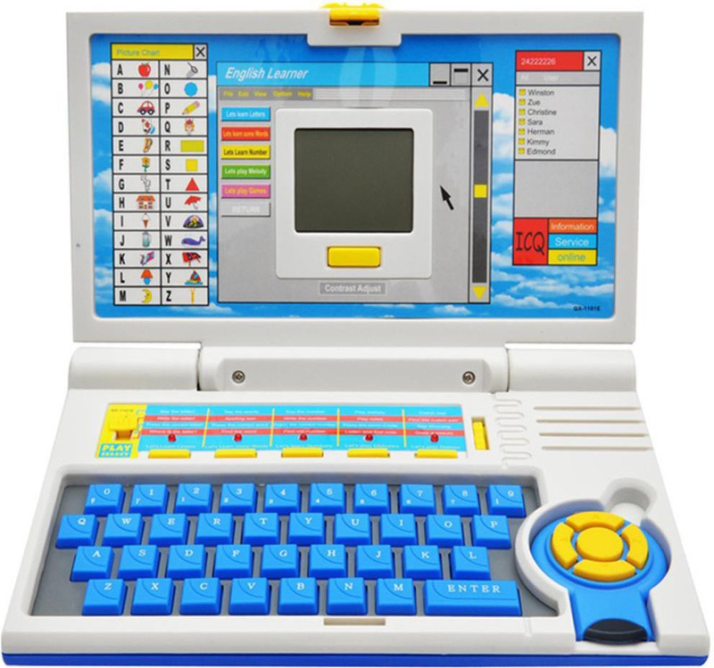 Learner Laptop For Kids(Blue, White)