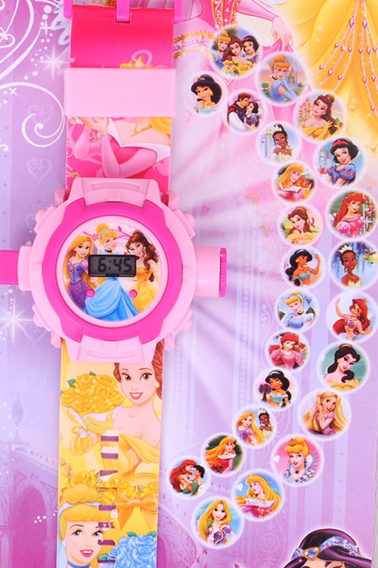 Chamunda Gifts Princess Projector Watch(Pink)