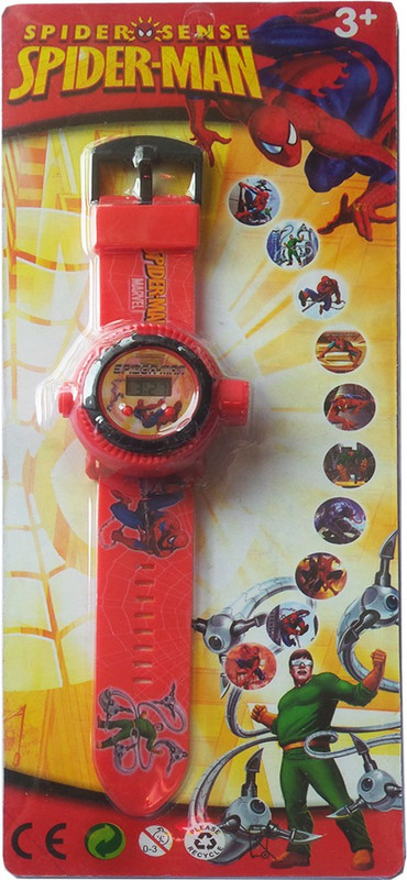 Jainsoneretail spider man Projector watch with 10 images(Orange)
