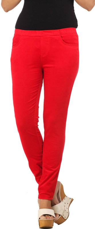 Xpose Red Jegging(Solid) Xpose Red Jegging(Solid)
