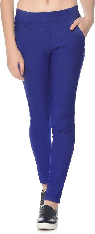 HRIKSHIKA FASHION Blue Jegging(Solid) HRIKSHIKA FASHION Blue Jegging(Solid)