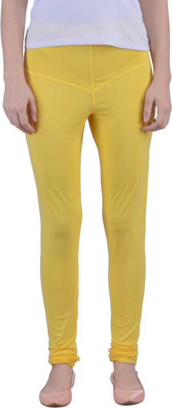 Buy Dollar Missy Legging Yellow Solid Online at desertcartKUWAIT