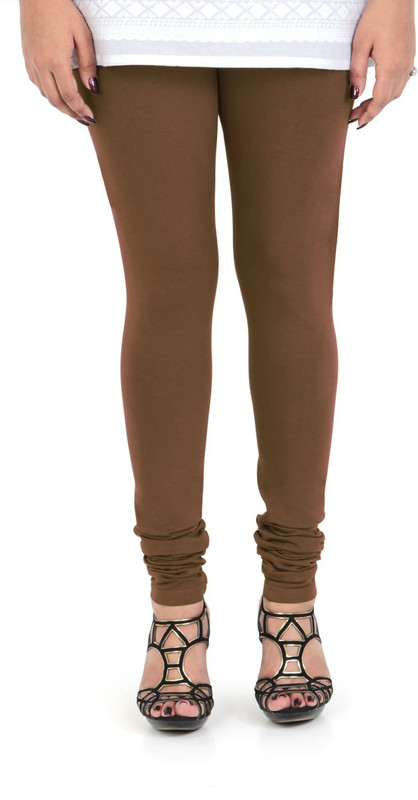 Vami Churidar Legging(Brown, Solid) Vami Churidar Legging(Brown, Solid)