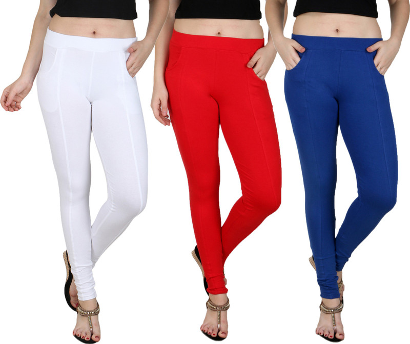 Baremoda White Jegging(Solid) Baremoda White Jegging(Solid)