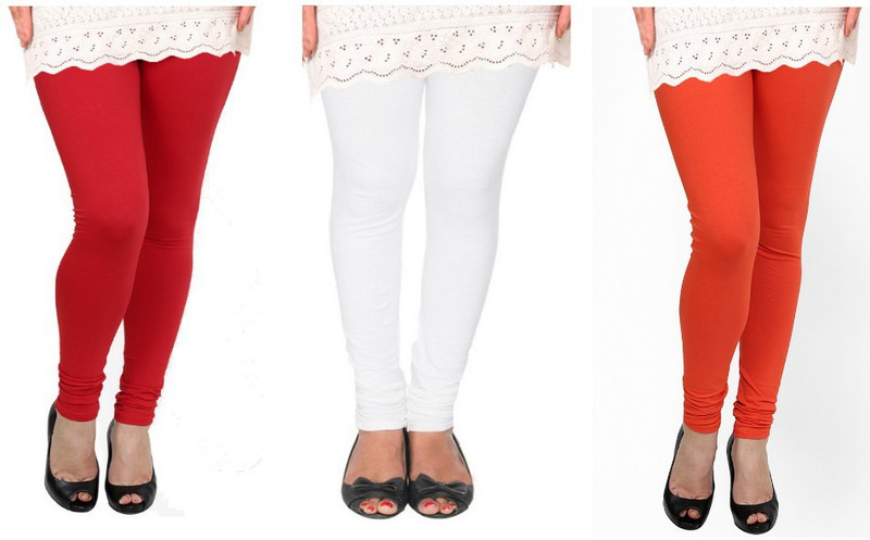Raro Legging(Red, White, Orange, Solid) Raro Legging(Red, White, Orange, Solid)