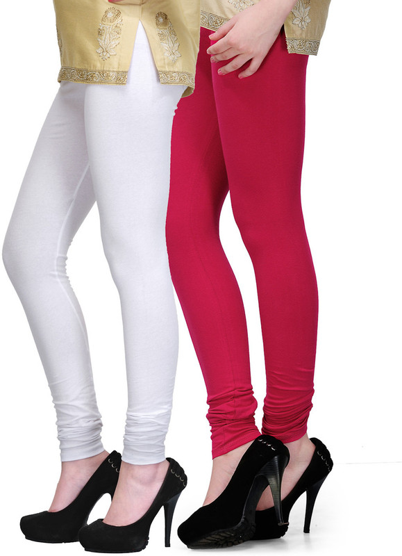 2 Day Legging(White, Pink, Solid) 2 Day Legging(White, Pink, Solid)