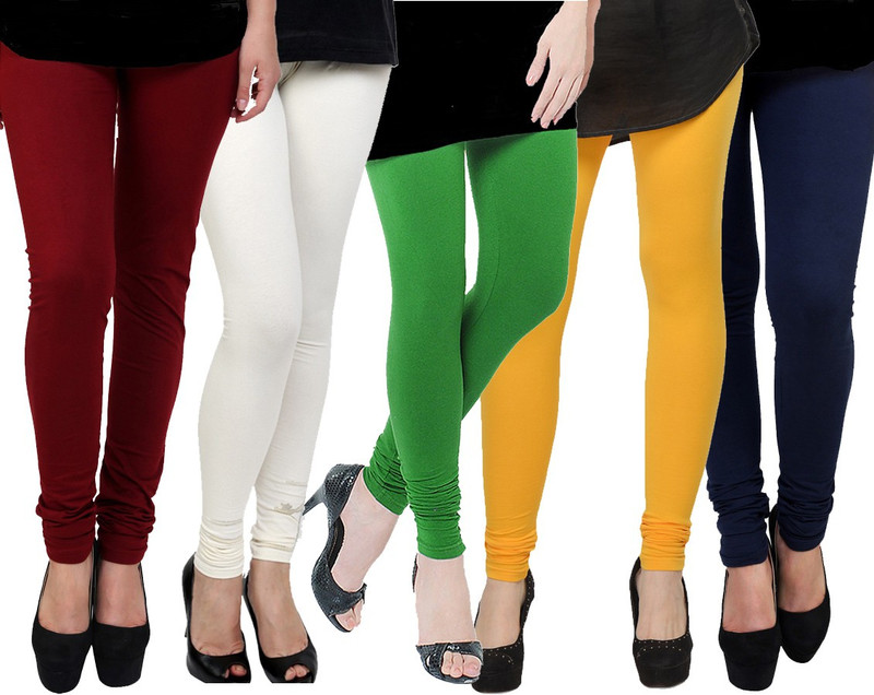 Kjaggs Legging(White, Green, Yellow, Maroon, Blue, Solid) RS.629 (74.00% Off) - Flipkart