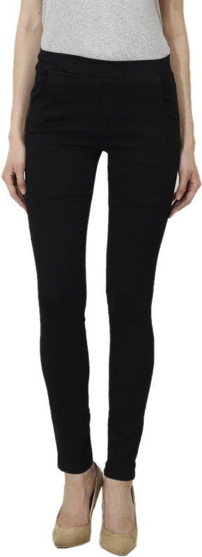 Spa Culture Black Jegging(Solid) Spa Culture Black Jegging(Solid)