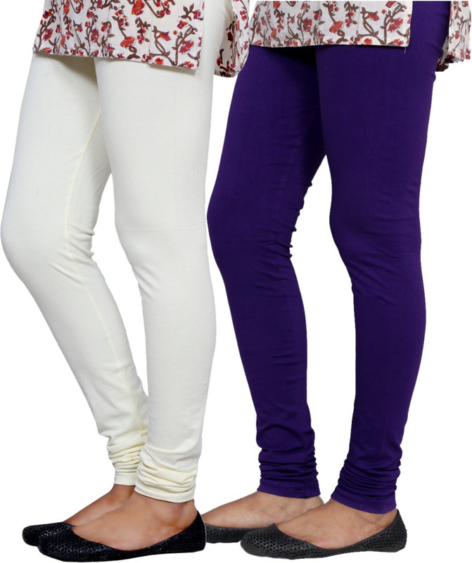 IndiWeaves Legging(Purple, White, Solid) IndiWeaves Legging(Purple, White, Solid)