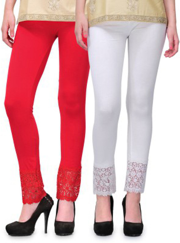 Esszee Legging(Red, White, Solid) Esszee Legging(Red, White, Solid)