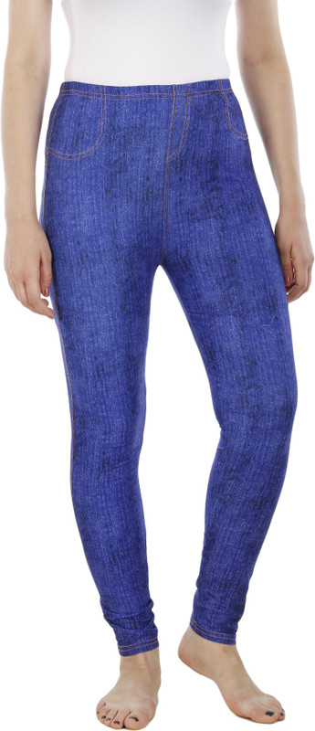 Camey Ankle Length Legging(Blue, Printed) Camey Ankle Length Legging(Blue, Printed)