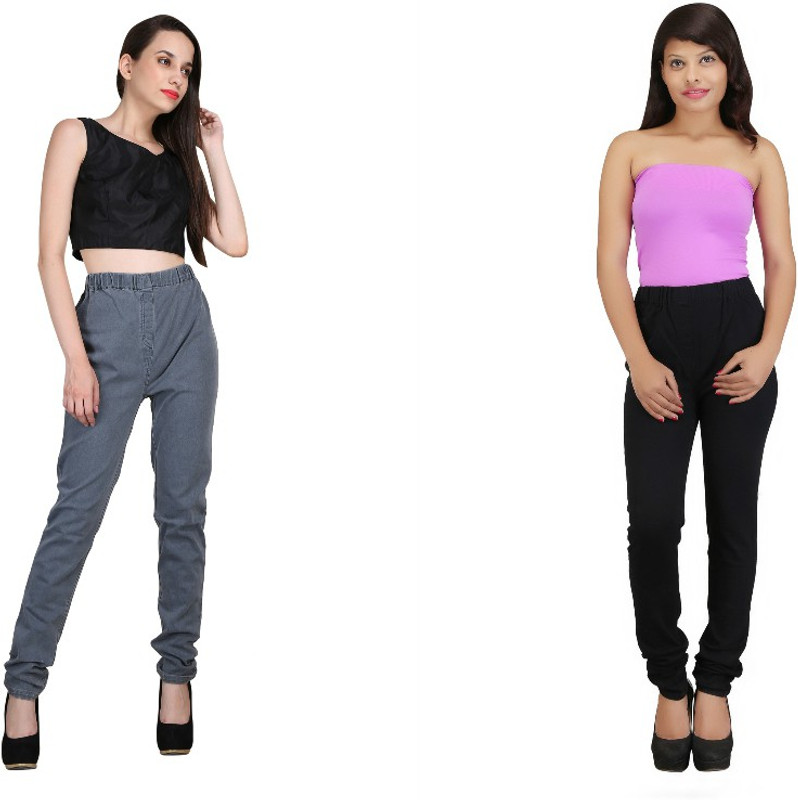 bella nova Grey Jegging(Solid)