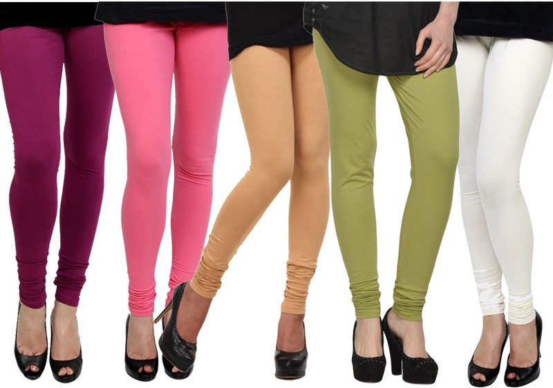 Kjaggs Legging(Green, White, Pink, Beige, Solid) Kjaggs Legging(Green, White, Pink, Beige, Solid)
