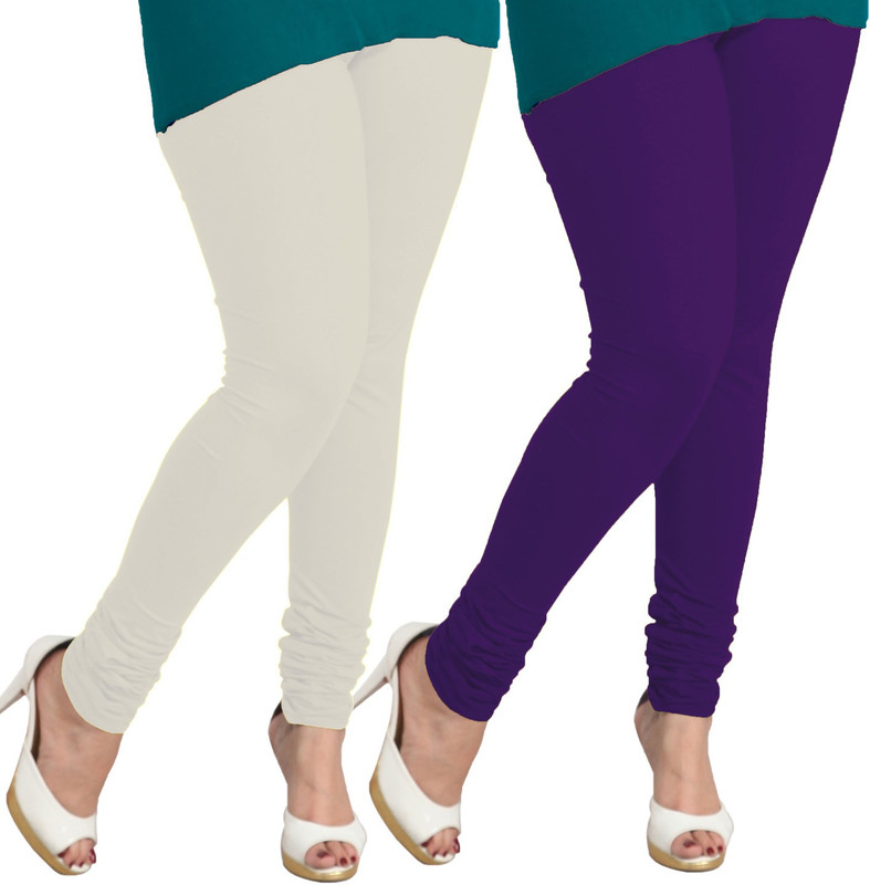 I-Diva Legging(Purple, White, Solid) I-Diva Legging(Purple, White, Solid)