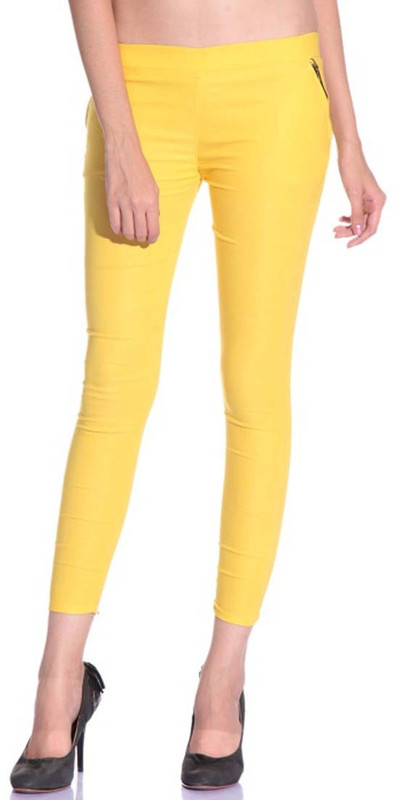 Kritika's World Yellow Jegging(Solid) Kritika's World Yellow Jegging(Solid)