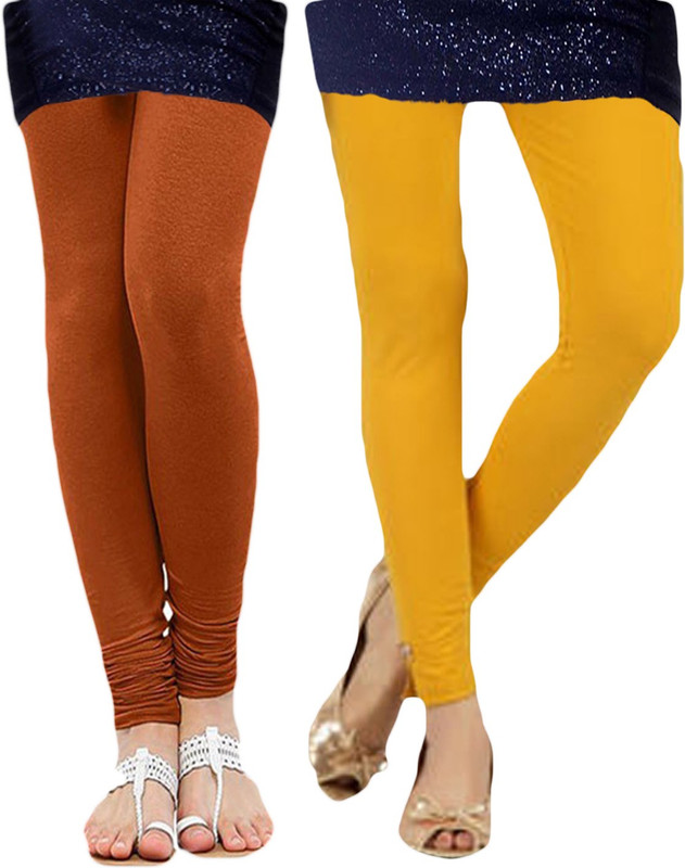 Giftsnfriends Legging(Brown, Yellow, Solid) Giftsnfriends Legging(Brown, Yellow, Solid)
