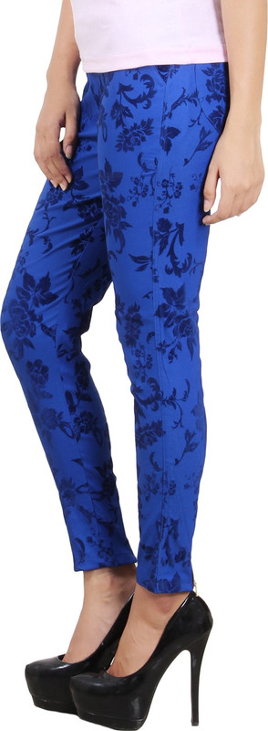Wazeer Blue Jegging(Floral Print) Wazeer Blue Jegging(Floral Print)