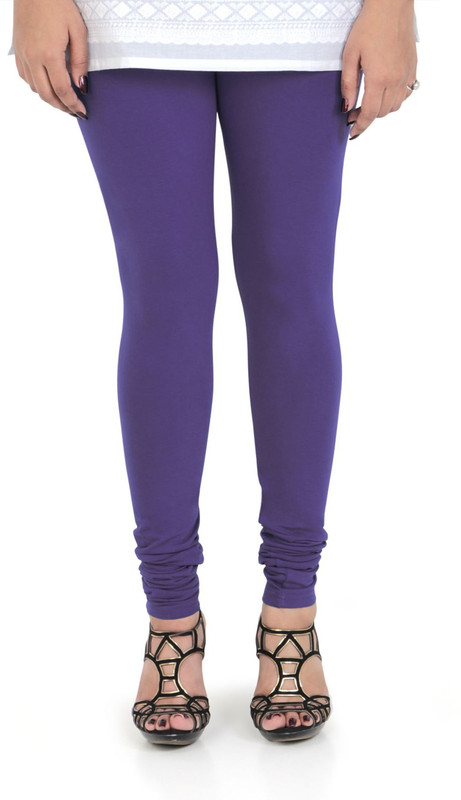 Vami Churidar Legging(Purple, Solid) Vami Churidar Legging(Purple, Solid)