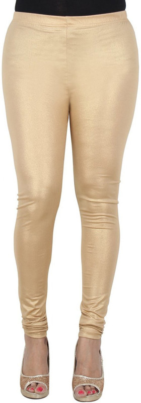 Charu Boutique Churidar Legging(Orange, Solid) Charu Boutique Churidar Legging(Orange, Solid)