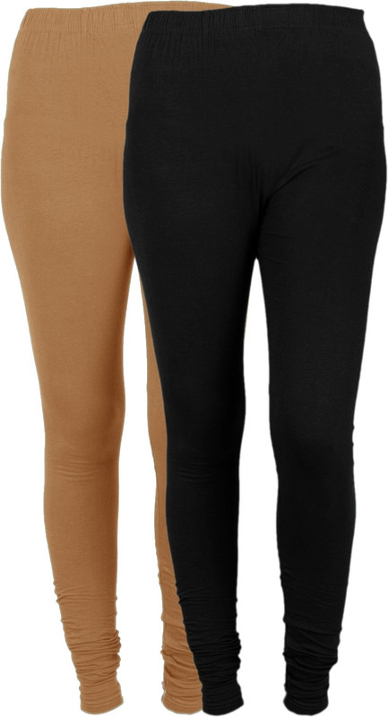 IndiWeaves Churidar Legging(Beige, Solid) IndiWeaves Churidar Legging(Beige, Solid)