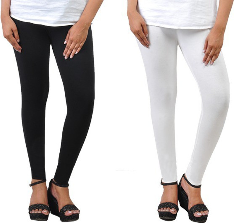 Comfort Lady Ankle Length Legging(Black, Solid) Comfort Lady Ankle Length Legging(Black, Solid)