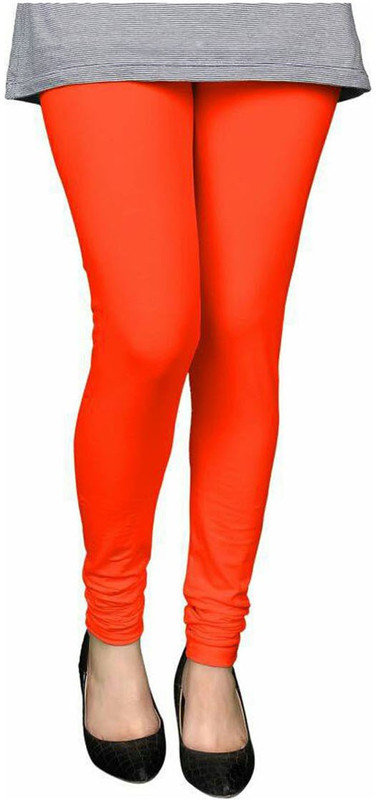 Shanti Store Footed Legging(Orange, Solid) Shanti Store Footed Legging(Orange, Solid)