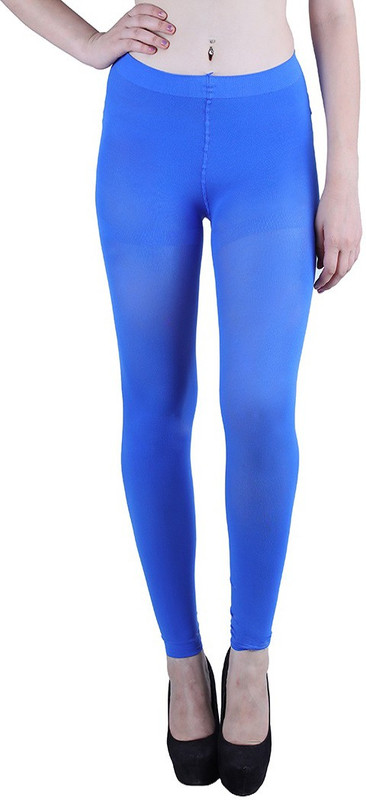 Diamond Doll Ankle Length Legging(Blue, Solid) Diamond Doll Ankle Length Legging(Blue, Solid)