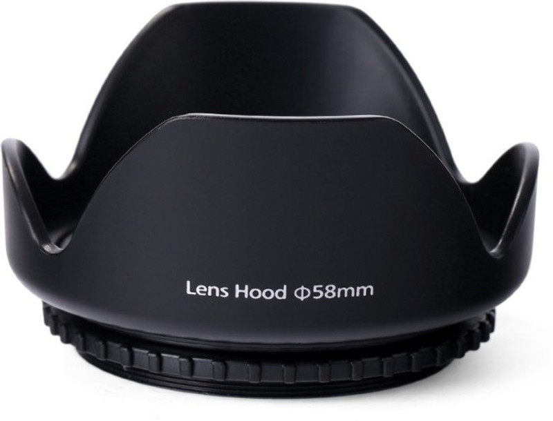 Axcess KF03-004 58mm Flower Petal Lens Hood(58 mm, Black)