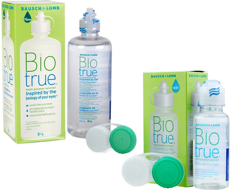 Bausch & Lomb Bio True 300ml + 60ml Cleaning Solution(360 ml)