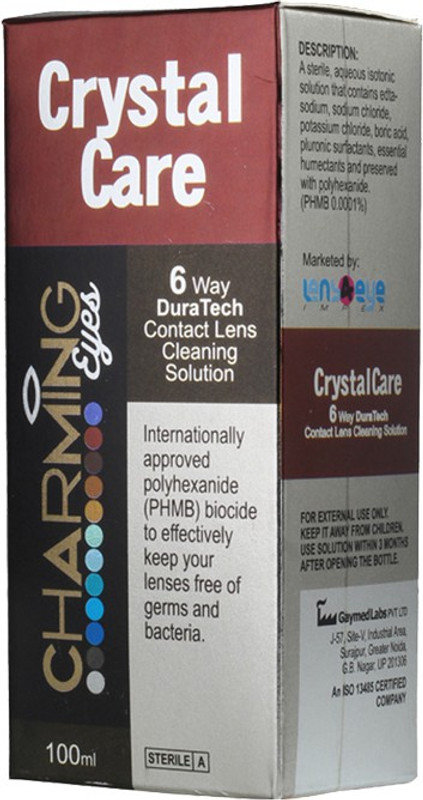 CrystalCare 6 Way Action formula 100ml. Multi-purpose Cleaning Solution(100 ml)