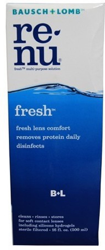 Bausch & Lomb Renu Fresh Multi-Purpose Lens Solution(500 ml)
