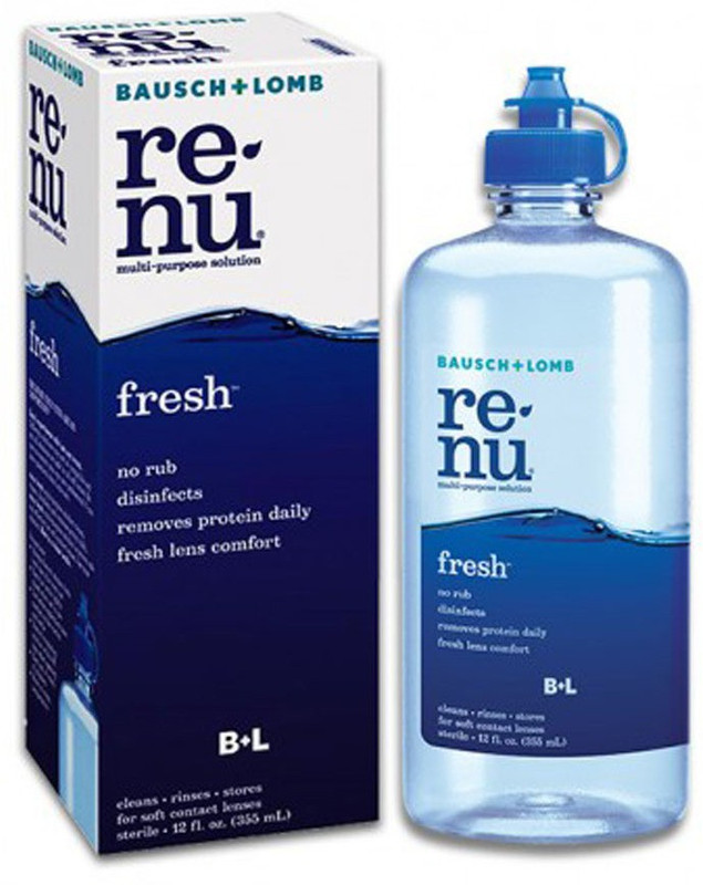Bausch & Lomb RENU fresh MULTI-PURPOSE LENS CLEANING SOLUTION(355 ml)