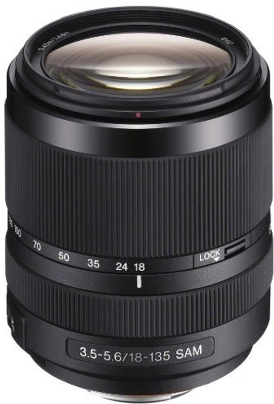 Sony DT 18-135 mm F3.5-5.6 Lens for(Black, 55 - 200)