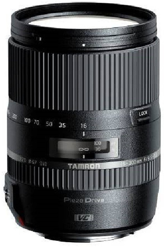 Tamron 16-300 mm F/3.5-6.3 Di II VC PZD (For Canon) Lens for Canon EF-S Mount(Black, 18-200)