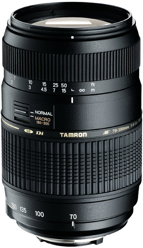 Tamron AF 70-300mm F/4-5.6 Di LD Macro Lens(Black)