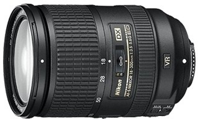 Nikon AF-S DX Nikkor 18-300mm f/3.5-5.6G ED VR Lens Lens for(Black, 100-400)