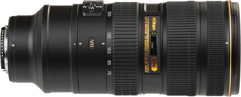 Nikon AF-S NIKKOR 70 - 200 mm f/2.8G ED VR II Lens(Black)
