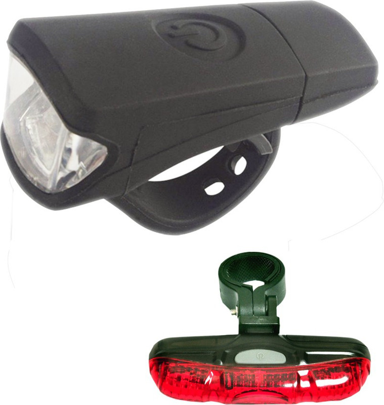 Dark Horse Imported Bicycle 3 Watt USB Rechargeable Front Light & 5 LED Rear Light Combo LED Front Rear Light Combo(Black, Red)