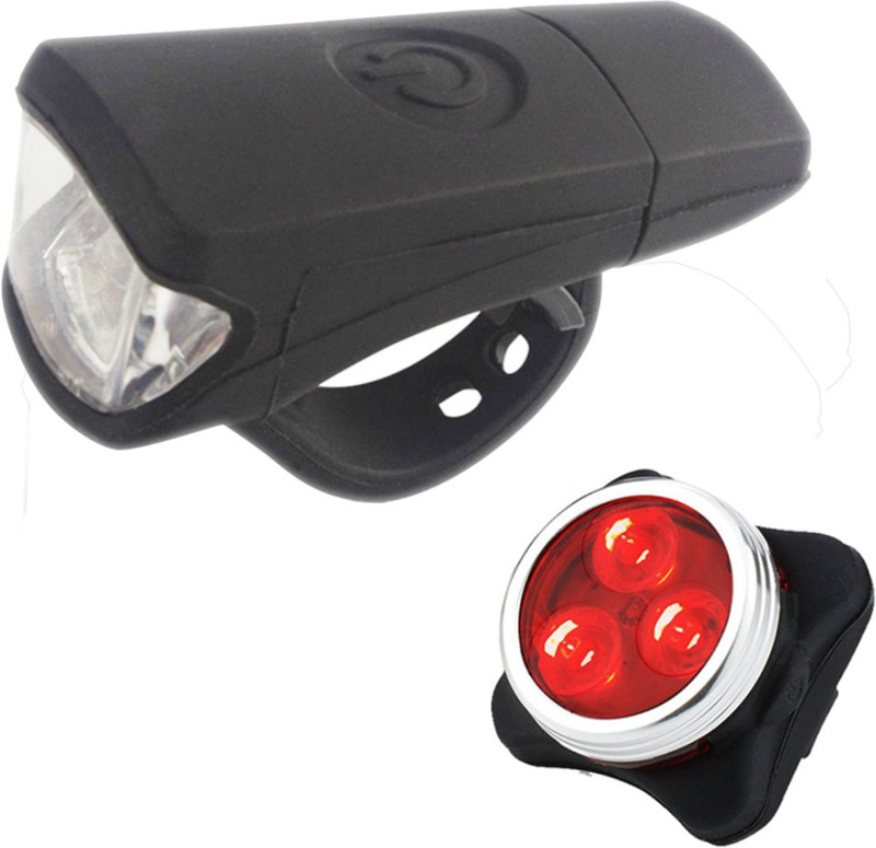 Dark Horse Imported Bicycle 3 Watt USB Rechargeable Front Light & 3 LED USB Rechargeable Rear Light Combo LED Front Rear Light Combo(Black, Red)