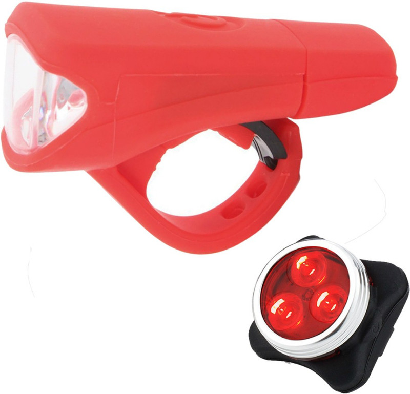Dark Horse Imported Bicycle 3 Watt USB Rechargeable Front Light & 3 LED USB Rechargeable Rear Light Combo LED Front Rear Light Combo(Multicolor)