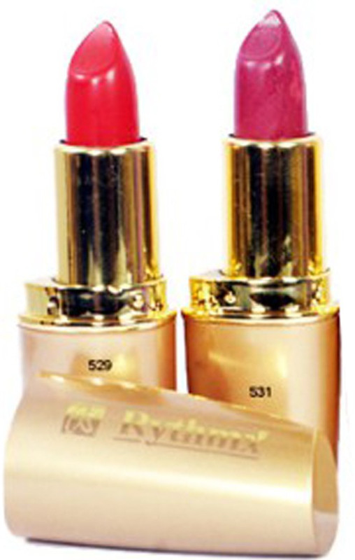 Rythmx Classic Lipstick 21(Red, Rose Pink) RS.800 (58.00% Off) - Flipkart