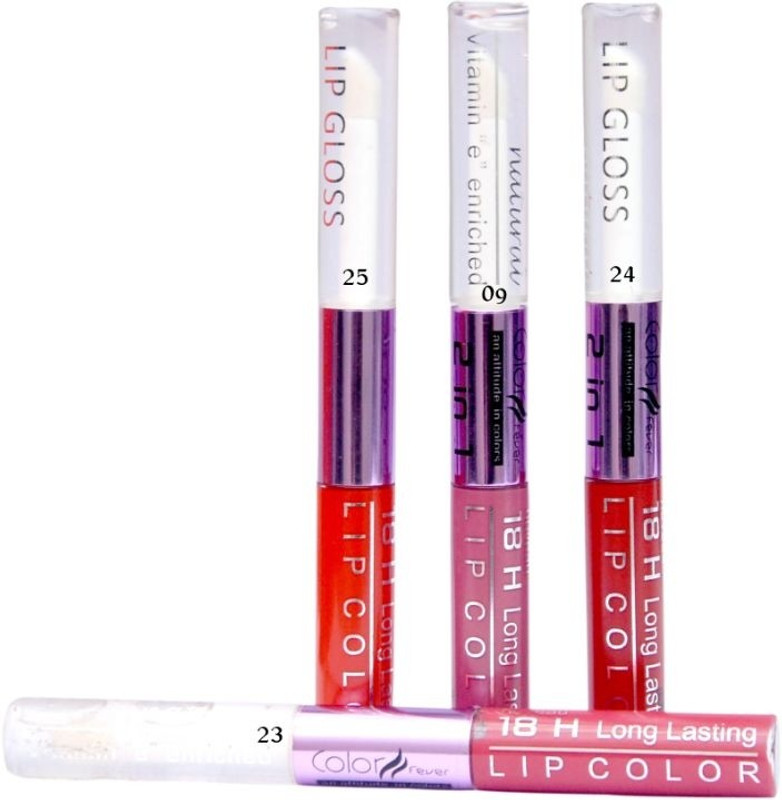 Color Fever 4 in 1 Liquid Lipstick(40 g, Multicolor) RS.580 (56.00% Off) - Flipkart