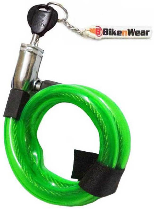 ERCO Multi-Purpose Spiral Transparent Green Cable Lock(Transparent Green) ERCO Multi-Purpose Spiral Transparent Green Cable Lock(Transparent Green)