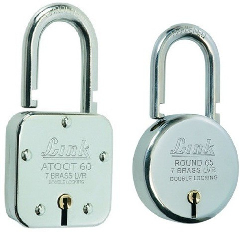 Link Atoot 60 & Round 65 Padlock(Silver) Link Atoot 60 & Round 65 Padlock(Silver)